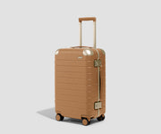 The Aluminum Edge Carry-On in Cognac Brown