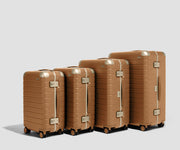 The Aluminum Edge Carry-On in Cognac Brown
