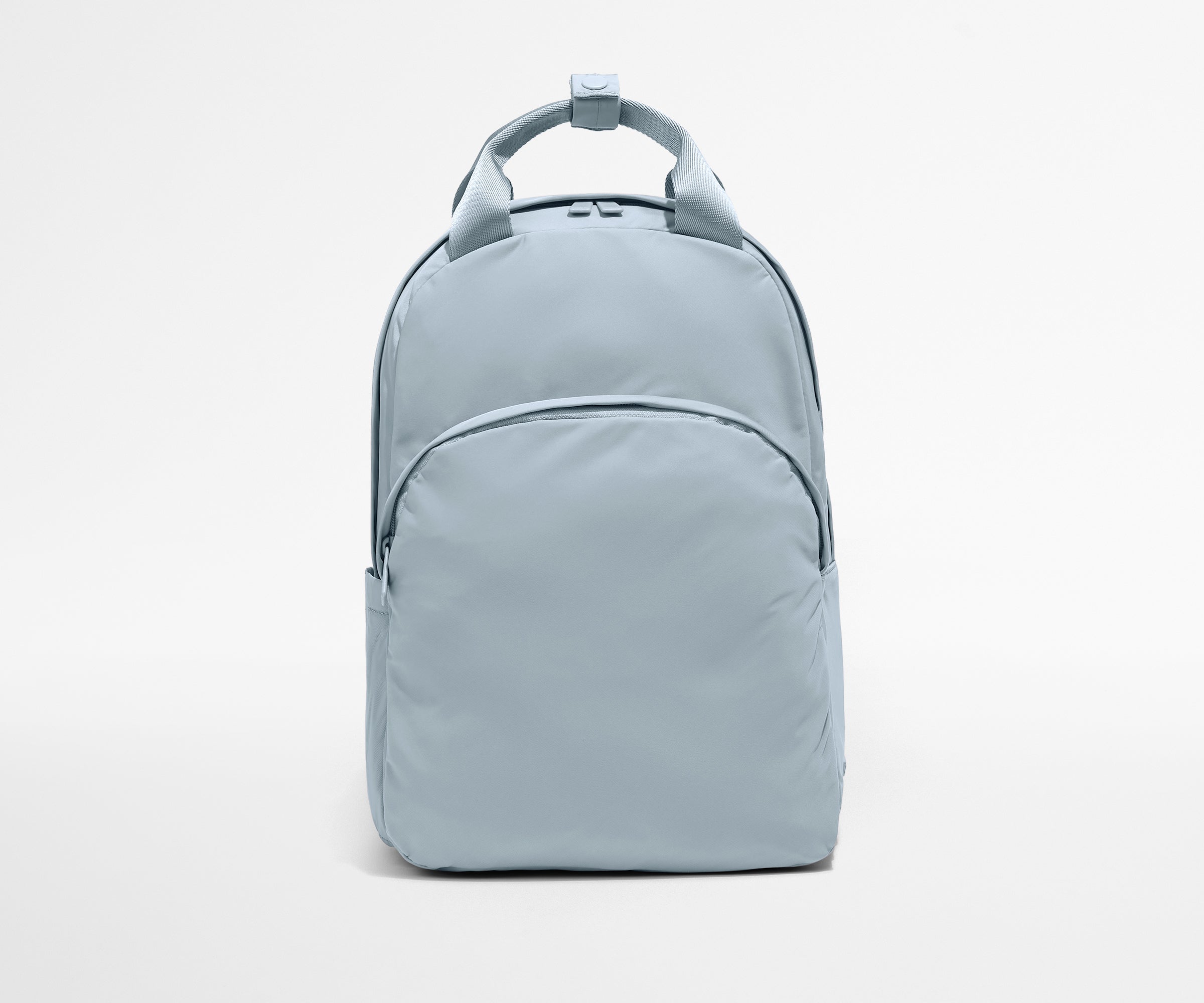 Front view of the Featherlight Backpack with top handles