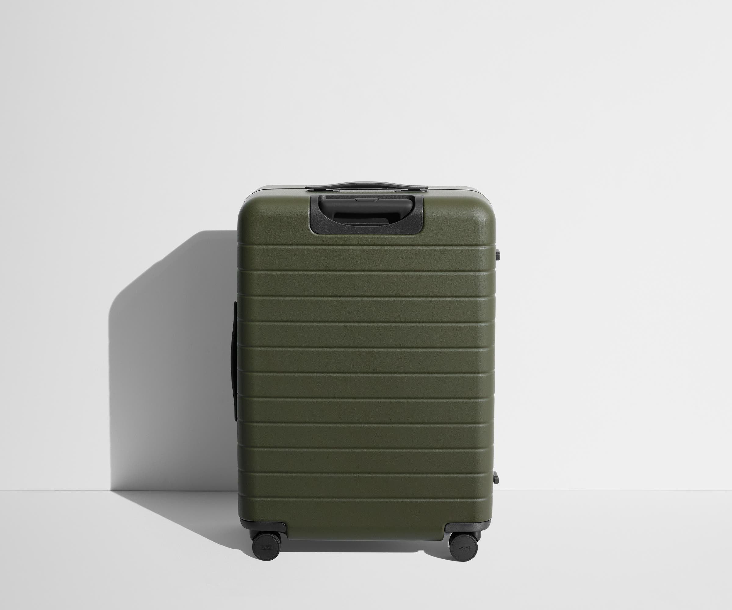 Back product view of The Medium Flex suitcase in Sea Green